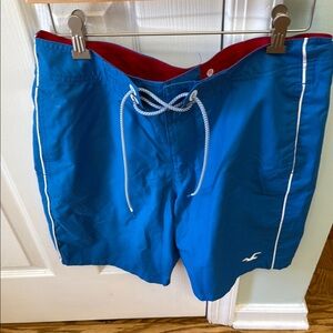 Hollister Men's Vibrant Blue Board Shorts